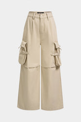 Denim Pocket Straight Leg Jeans