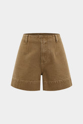 Denim Washed Pocket Shorts