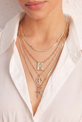 Alloy Layered Necklace