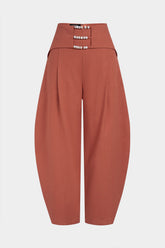 Beaded High Waist Wide Leg Pants