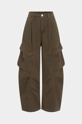 Denim Ruched Pocket Jeans