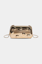 Alloy Irregular Cross-Body Bag
