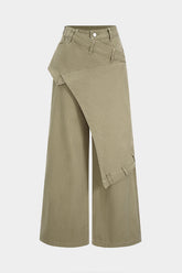 Denim Asymmetrical Jeans