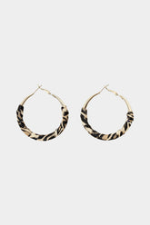 Alloy Leopard Print Earrings