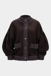 Corduroy Patchwork Pocket Jacket