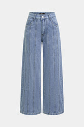 Denim Wide Leg Low Waist Jeans