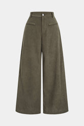 Corduroy Wide Leg Trousers