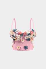 3D Embroidery Slip Cami Top
