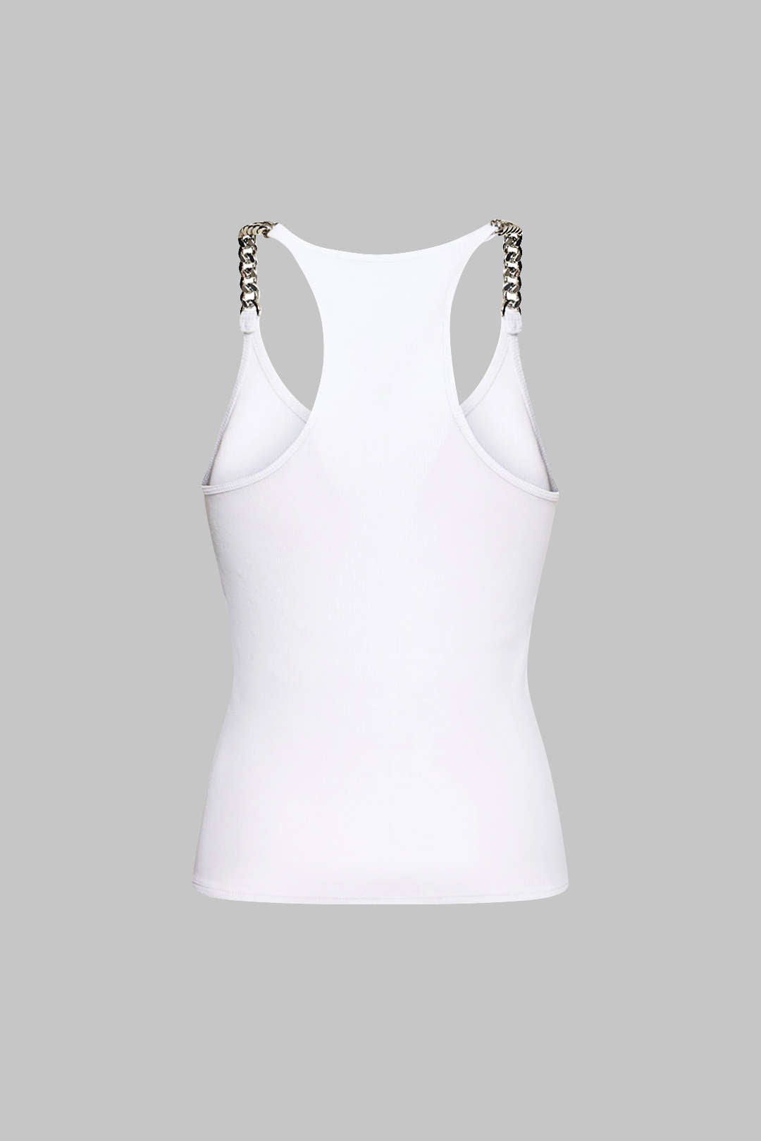 Chain Decor Sleeveless Tank Top