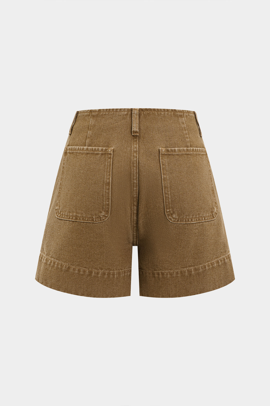 Denim Washed Pocket Shorts