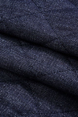 Denim Zipper Stitching Asymmetrical Skirt