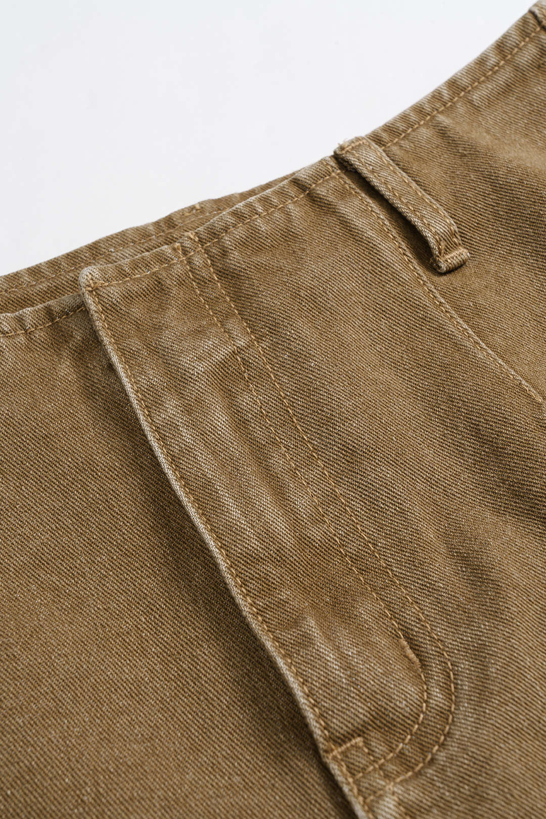 Denim Washed Pocket Shorts