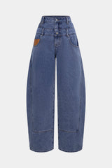Denim Seamdetail High Waist Jeans