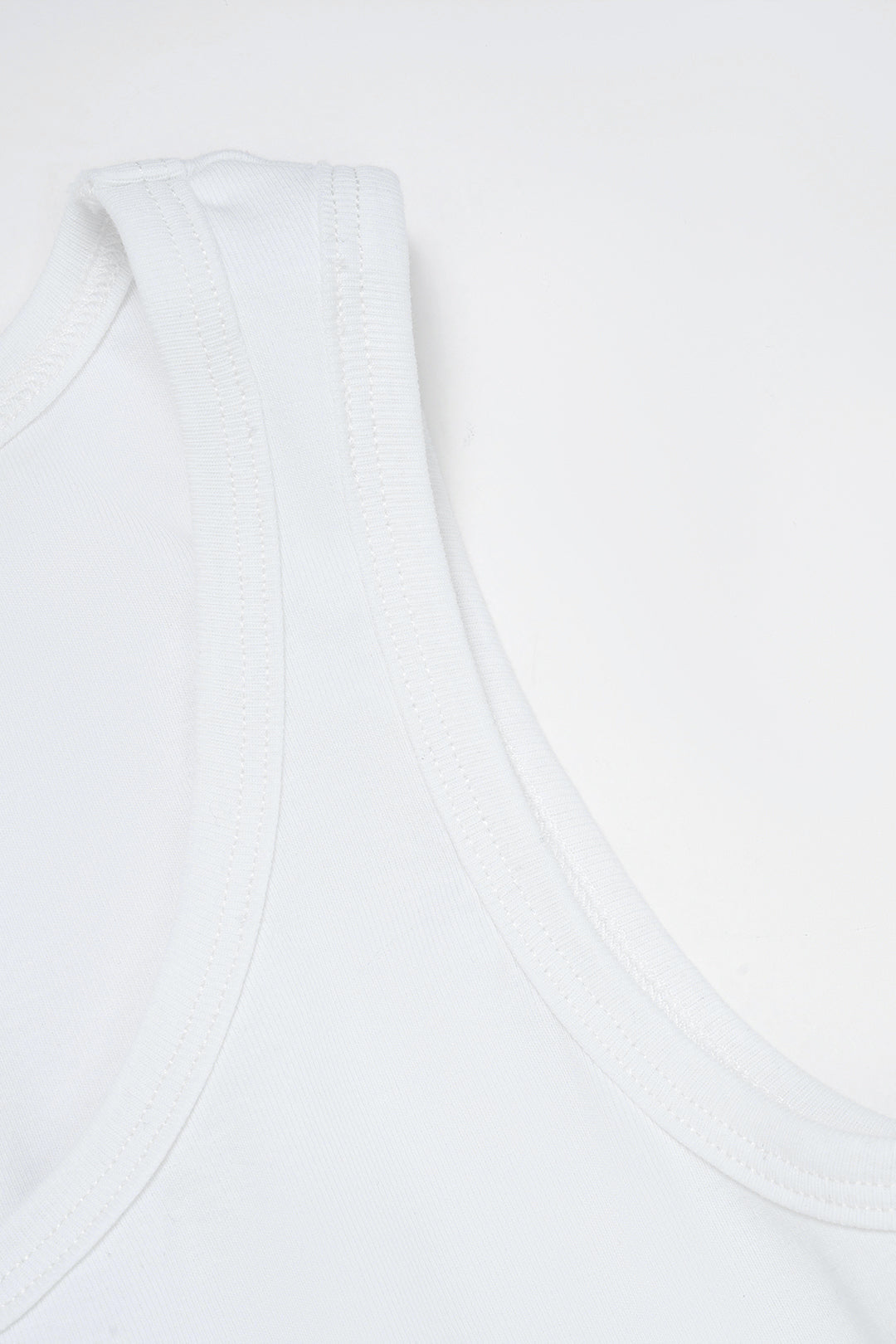 Asymmetrical Round Neck Short-Sleeve Shirt