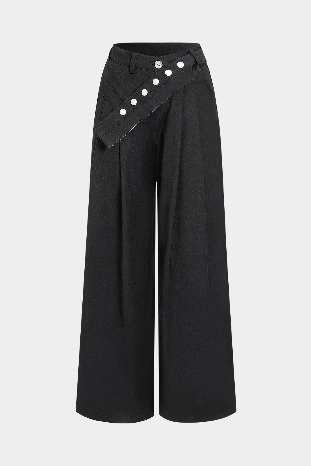 Asymmetrical Straight Leg Pants