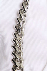 Chain Decor Sleeveless Tank Top