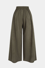 Corduroy Wide Leg Trousers