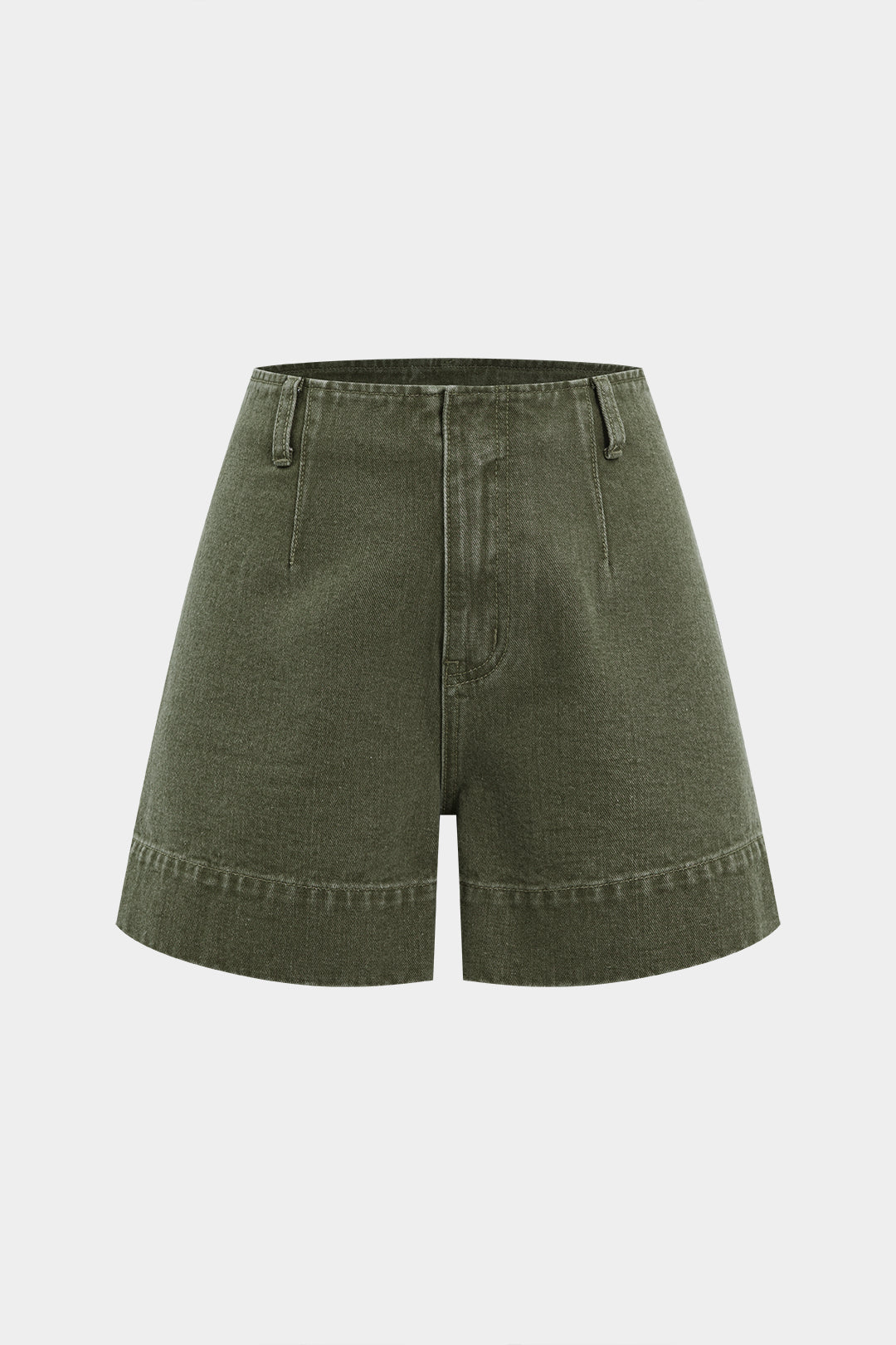 Denim Washed Pocket Shorts