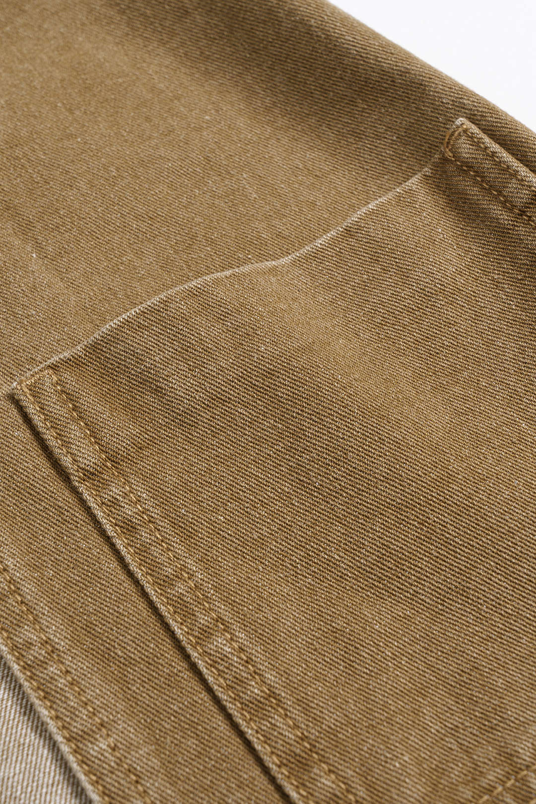 Denim V-Neck Pocket Vest