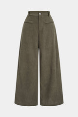 Corduroy Wide Leg Trousers