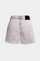 Denim Ripped Frayed Shorts