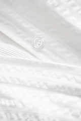 Button Detail Cut Out Long Sleeve Bodysuit