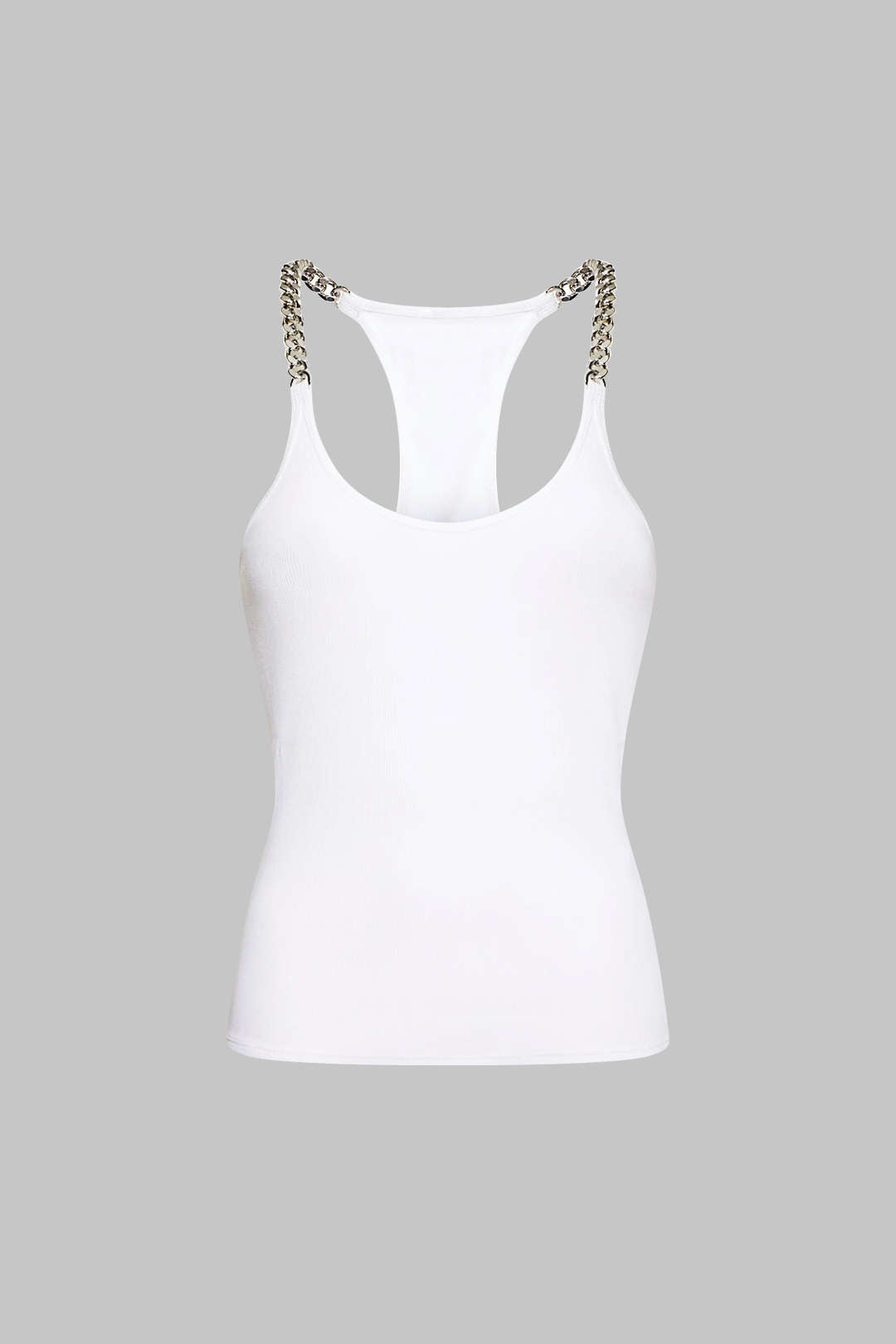 Chain Decor Sleeveless Tank Top